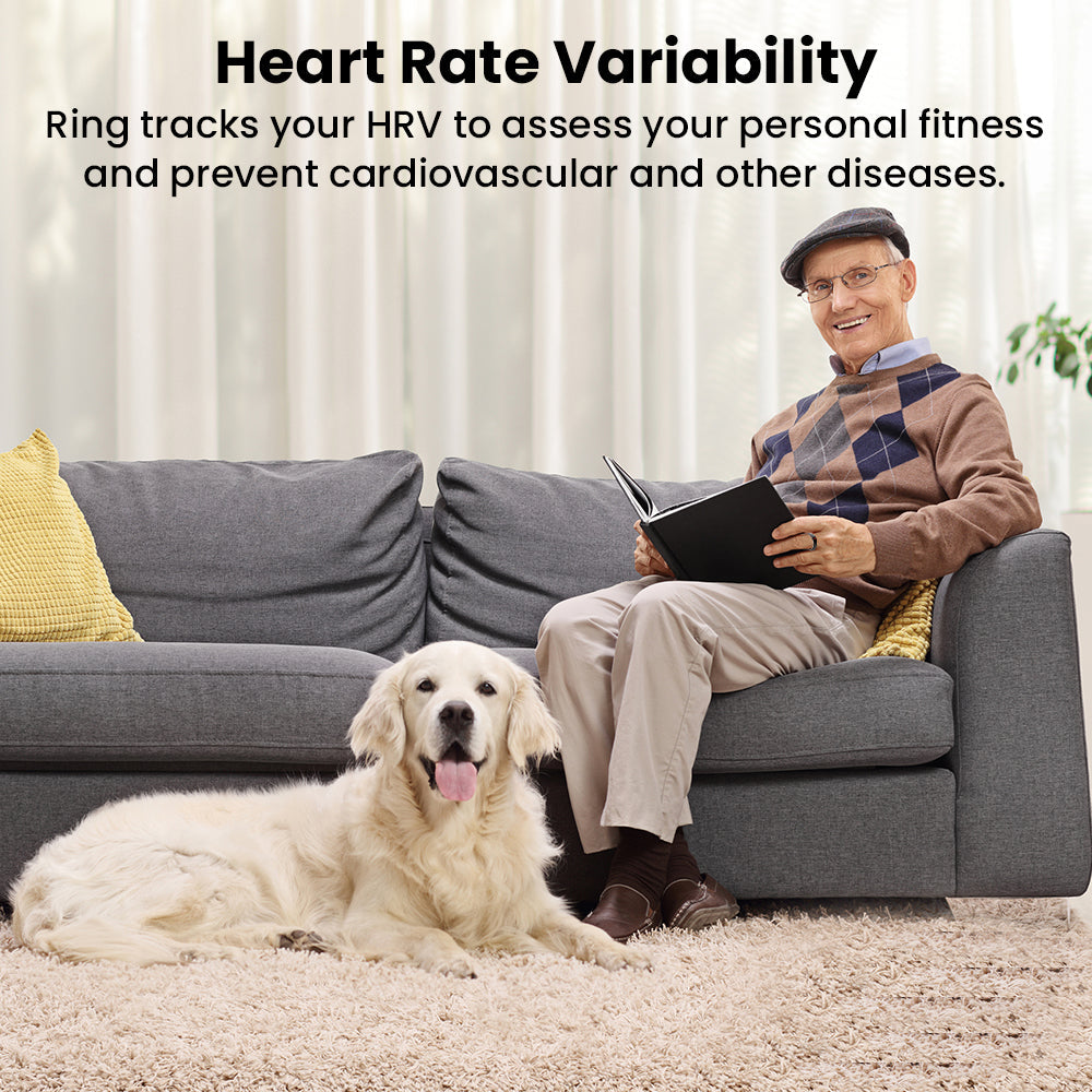 Zegory R05 Blood Sugar Blood Pressure Blood oxygen HRV Sleep Monitoring Waterproof Smart Ring