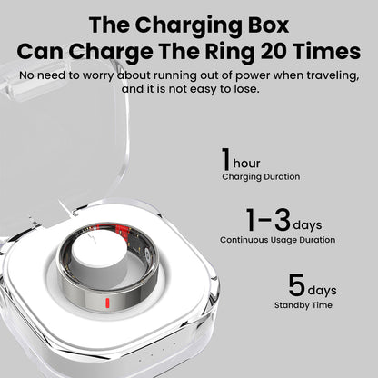 Zegory R05 Blood Sugar Blood Pressure Blood oxygen HRV Sleep Monitoring Waterproof Smart Ring