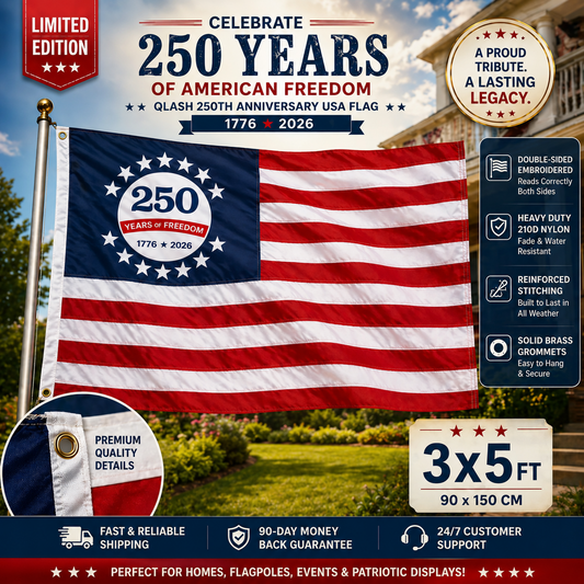Last Day 50% OFF🔥250th Anniversary USA Commemorative Flag (3x5 Ft)