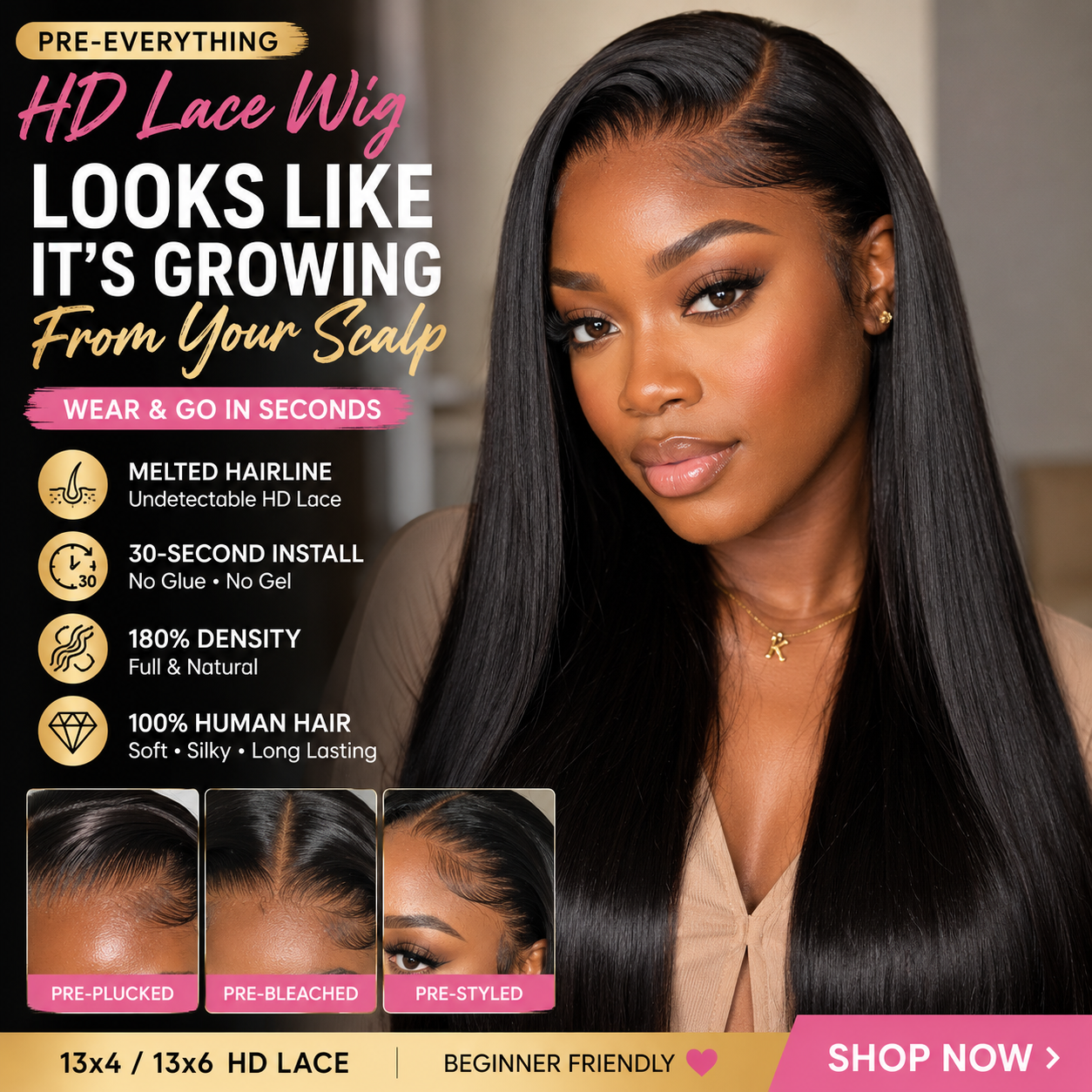 Flawless HD Lace Wear & Go Wig